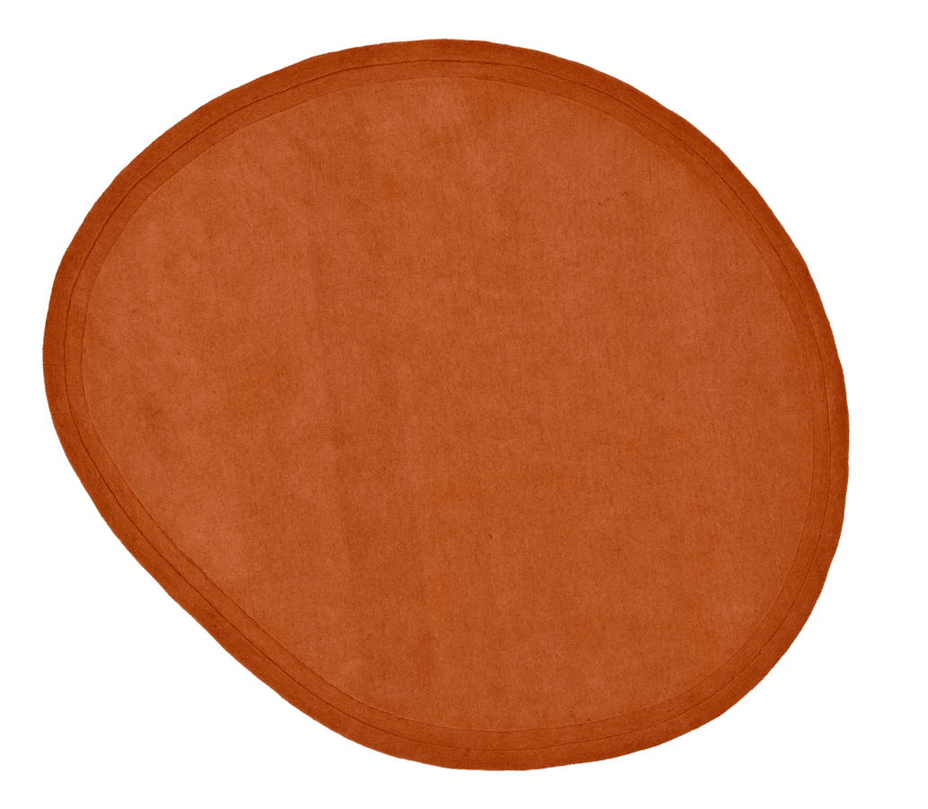 Fest Amsterdam Neo vlnený koberec - Terracotta, 250 x 230 cm